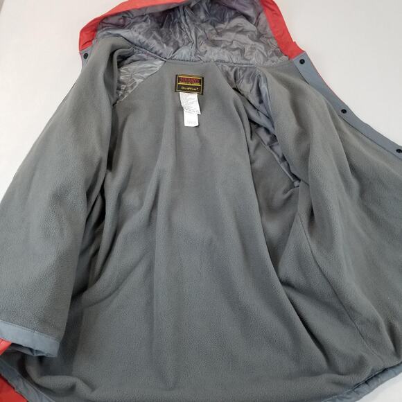 Stearns Dry Wear Jacket Mens XL 2XL Red Gray Hooded Waterproof Outdoor 8206 - Picture 5 of 8